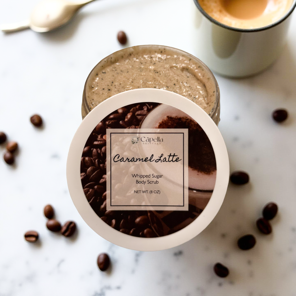 Caramel Latte Whipped Soap Sugar Scrub