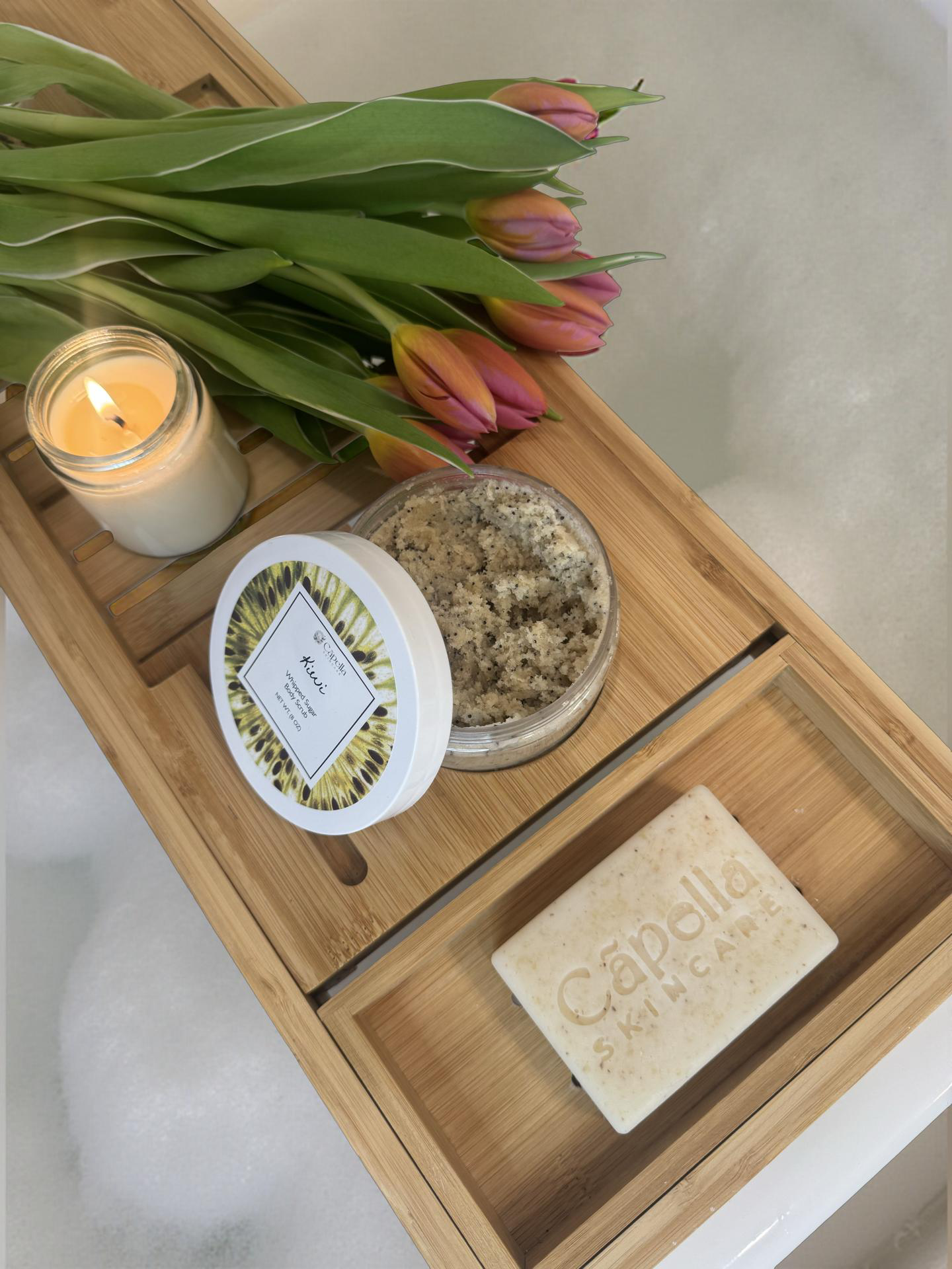 Kiwi Whipped Soap Sugar Scrub