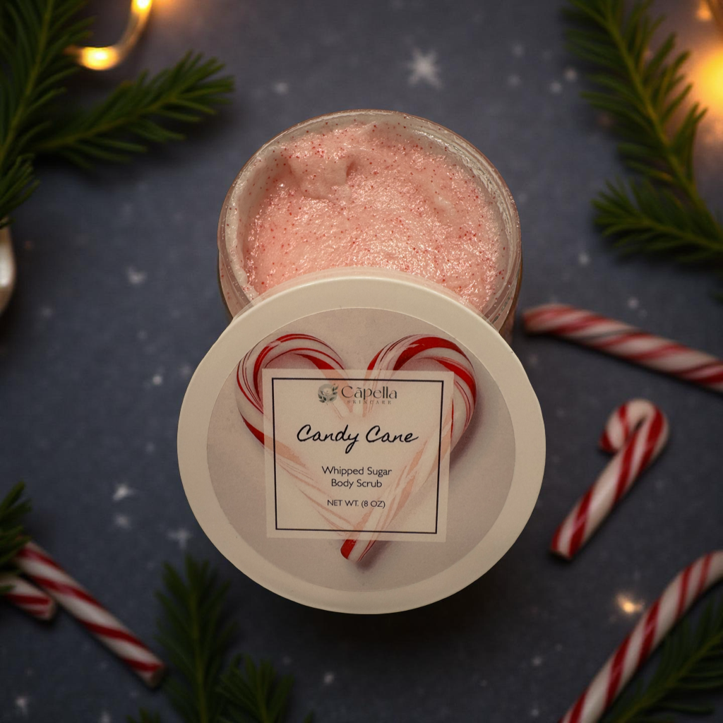 Candy Cane Whipped Soap Sugar Scrub