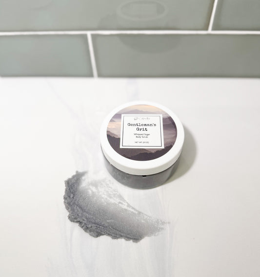 Gentlemen's Grit Whipped Soap & Charcoal Sugar Scrub
