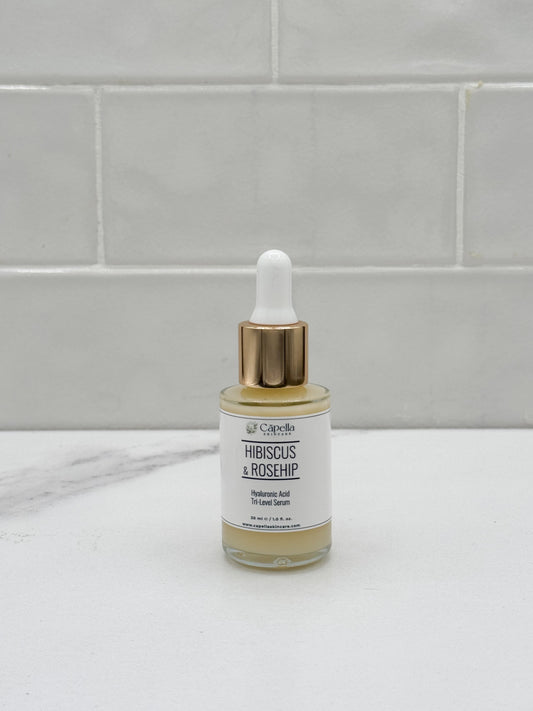 Hibiscus & Rosehip Hyaluronic Acid Tri-Level Serum